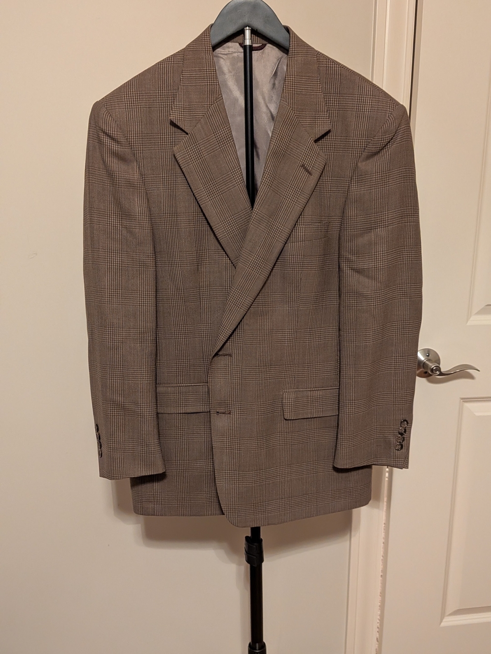 Men's Brown Glen Plaid Blazer